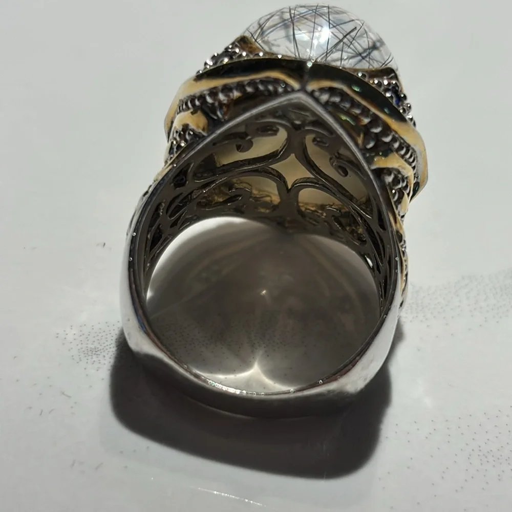Beautiful Rutile Quartz ring - Picture 6 of 11
